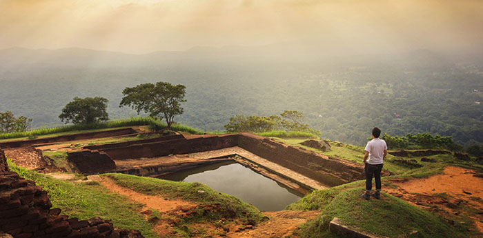Sigiriya Lion's Rock Fortress in Sri Lanka